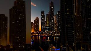 Beautiful night City of Dubai 4k