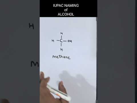 IUPAC NAMING of Alcohol | Methanol