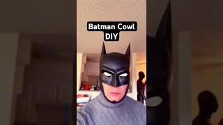 Batman cowl with a zipper in the back for easy wear! #BatmanCowl #Cosplay #Superhero #BatmanCostume