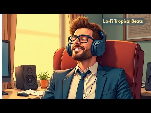 "Lo-Fi Tropical Beats 🌴 | Música Chill para Estudiar, Trabajar y Relajarte