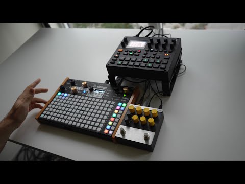 Polyend Press, Digitakt, Deluge - downtempo sidechained synth magic