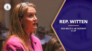 2025 Regular Session - Day 25 - HB 527, Rep. Susan Witten