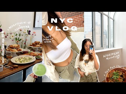 Living in NYC | apartment hunting updates, my first NY fashion week, nekohama & making new friends
