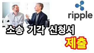 소송 기각 신청 서류 제출(크리스 라슨, 브레드 갈링하우스, 리플사)