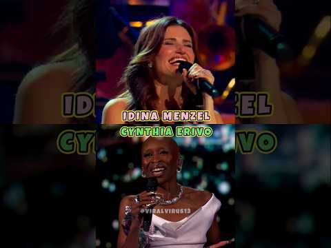 Cynthia Erivo X Idina Menzel DEFYING GRAVITY Live