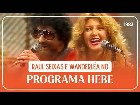 Raul Seixas e Wanderléa no Programa Hebe (1983)