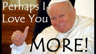 John Paul II Sings "Dynamite" - AutoTune Church