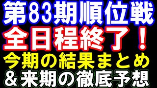 第83期順位戦、全日程終了！ 今期の結果総まとめ＆来期の昇級･挑戦を徹底予想！A級順位戦～C級2組まで
