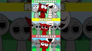 Incredibox Sprunksters MROONA VS Sprunki Retake MROONA VS Sprunki Pyramixed MROONA