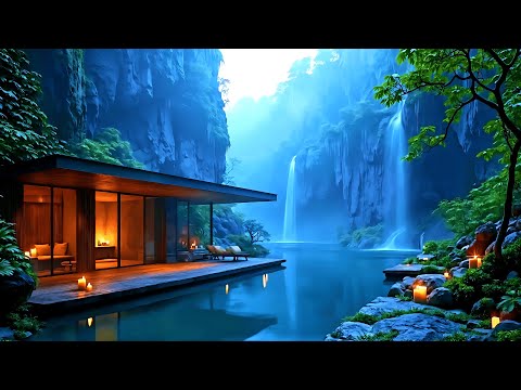 Waterfall & Piano – Deep Sleep and Anxiety Relief