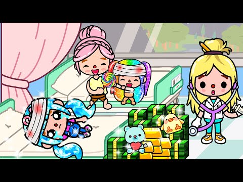 Huérfana Pero Feliz,Vive Con Padres Pero Tristes | Historia Muy Triste | Toca Life World | Toca Boca