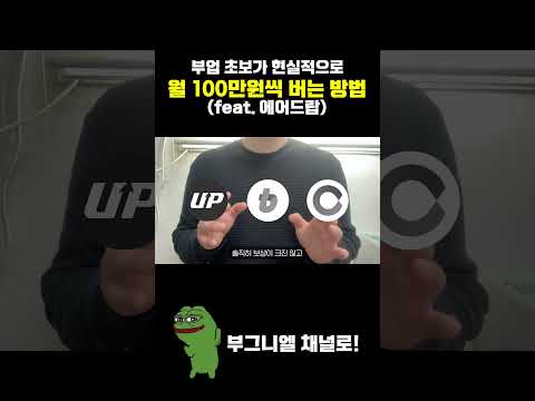 부업 초보가 현실적으로 월 100만원씩 버는 방법 feat 에어드랍
