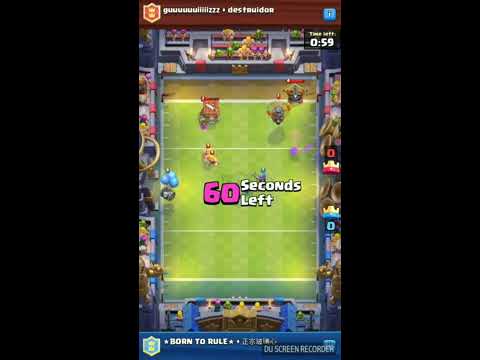 THE FIRST DRAW IN 2v2 TOUCHDOWN CHALLENGE! | CLASH ROYALE