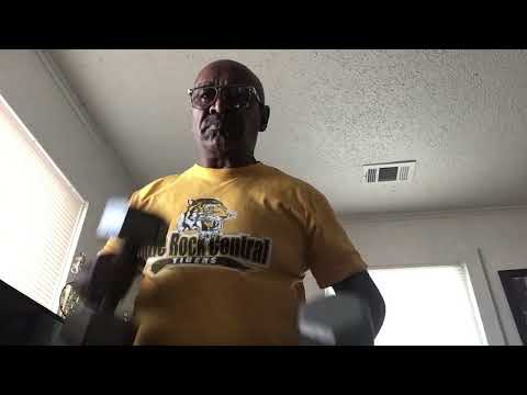 Lifting 25 pounds dumbbells 68 years old