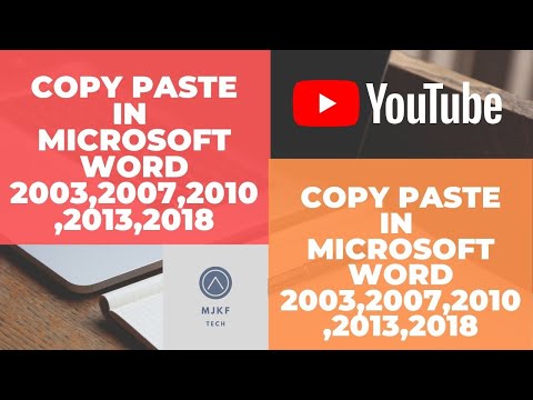How to Copy & Paste for Beginners Step By Step in MS Word 2007,2010,2013|Copy Paste krny ka tareeka