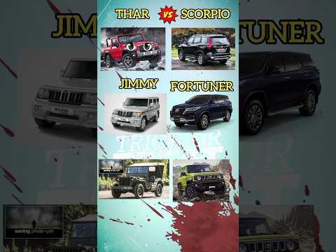 Thar vs Scorpio #shorts