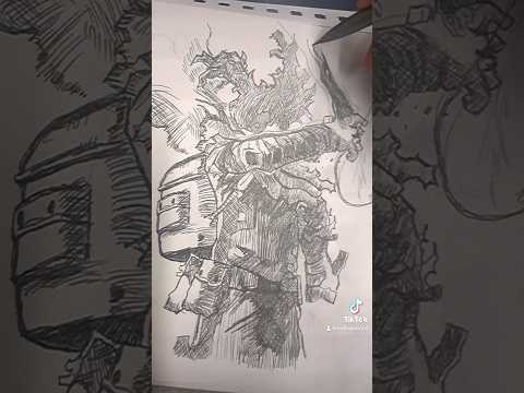 Sketching Vigilante Deku from #myheroacademia #vigilantedeku #comicart #speeddrawing