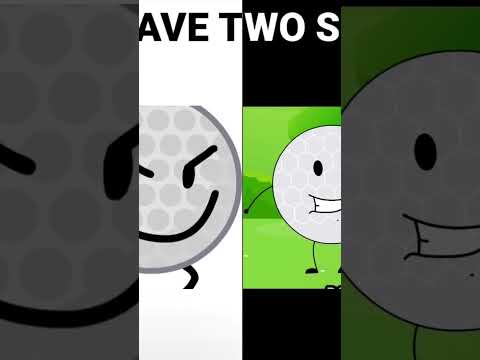 I have 2 sides #bfdi #bfdia #idfb #bfb #tpot #funny #shorts #fyp #golfball #viral