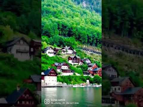 Hallstatt village in Austria #austria #hallstatt #miniswitzerland #nature #lake #europe 🇦🇹