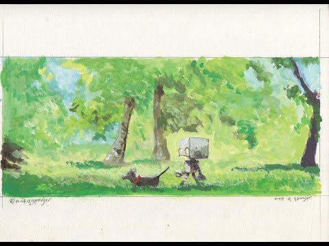 Time Lapse Painting: Dogwood Walk