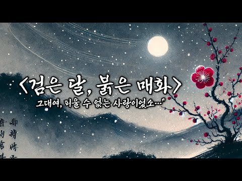 [사극 감성 AI 발라드] 검은 달, 붉은 매화 | 동양풍 이별 노래