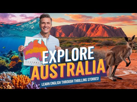 learning English through stories level 1 | Explore Australia Learn English Through Adventure Stories