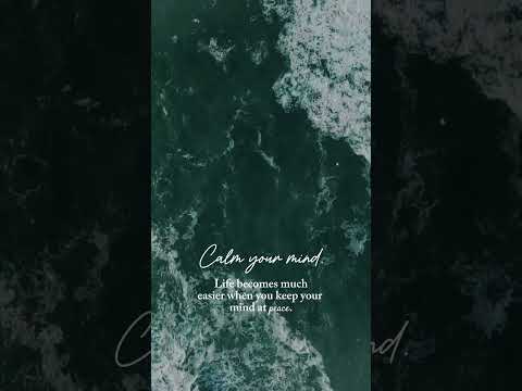 Peace of Mind #fyp #calmmusic #mindset #therapy #affirmations