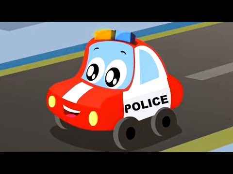 Police Car Song + More Vehicle Cartoon Videos for Kids