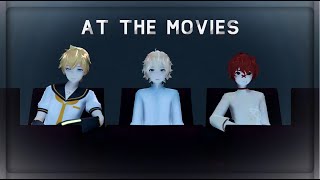 [MMD Talkloid] Len, Oliver and Fukase at the movies