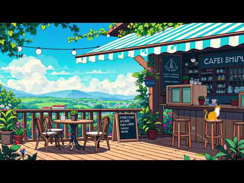 Cozy Vibes 🍵 Smooth Beats & Dawn Wind 🌄 with Lofi Café - Lofi Hip Hop