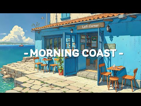 Morning Coast 🌿 Summer Lofi Mood For Relax & Chill ~ Happy Ocean Vibes for Study/Work
