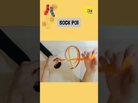 How to Make Sock Poi for Kids #diy #sockpoi #poidance