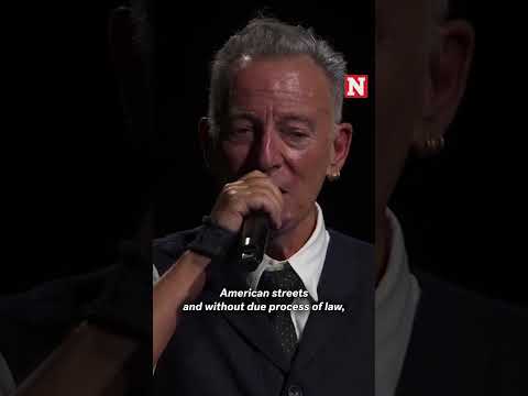 Bruce Springsteen Calls Trump An 'Unfit' President For A 'Rogue Government'