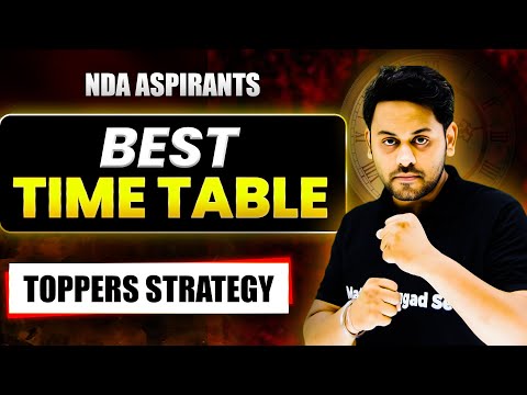 NDA 2025 Daily Study Plan 📚 NDA 2 2025 Maths + GAT Strategy 🚀 12th & Dropper Ke Liye Perfect!