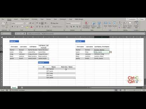 How to: Join Text in excel | Concat | Concatenate | Excel formula