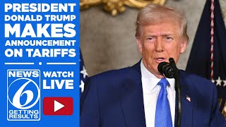 President Trump announces auto tariffs at White House