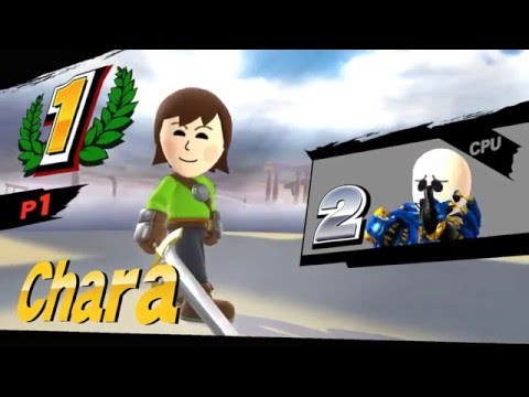Sans fight in Smash Bros.