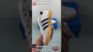 Hikari Shibata x Adidas Gazelle Indoor Core White Night Gray Cream White IH9985
