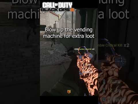 Blow Up the Vending Machine For Extra Loot | Liberty Falls Zombies #blackops6 #gaming