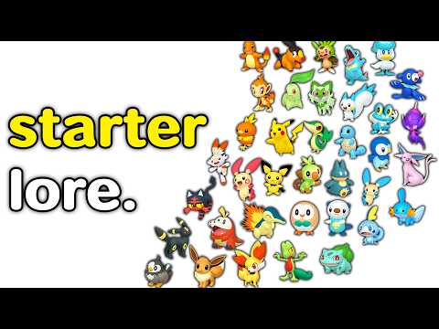Every Starter Pokemon's Lore in One Minute (each)