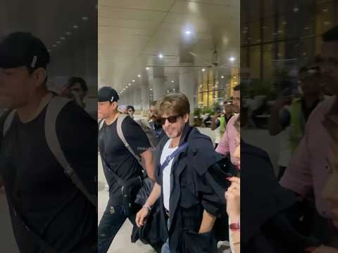 Shah Rukh Khan RETURNS Home After Owning the MET Gala 2025😍 #shorts #trending #bollywood