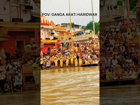Haridwar Ganga Arati Status🙏🙏 #haridwar #shorts #viral #trending #youtubeshorts