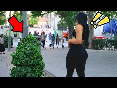 BUSHMAN PRANK: EPIC REACTIONS SCARING PEOPLE !!