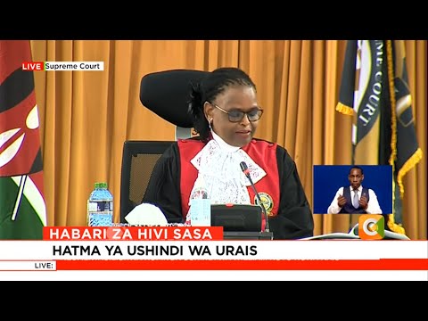 SUPREME COURT OF KENYA RULING ON PRESIDENTIAL PETITION (CJ Martha Koome Dismissed The Petition)