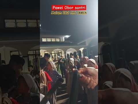 pawai obor santri malam takbiran idul fitri 1446.h