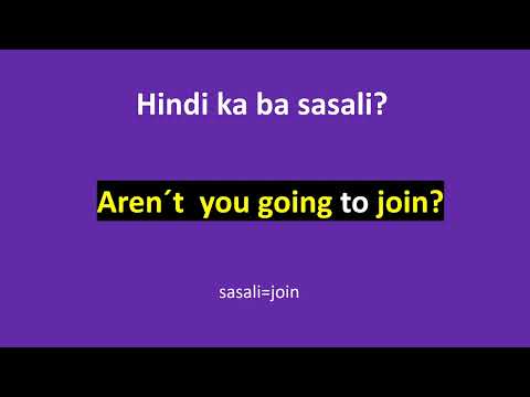 TAGALOG ENGLISH PHRASES USING TO