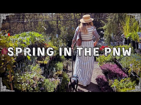 Spring in the PNW | Thrifting, Porch Floral Decor, & Family Time