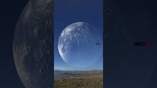 Moon From the Pole of the Earth! #MoonEclipse #Moonlight #Pole #Space #Mysteries