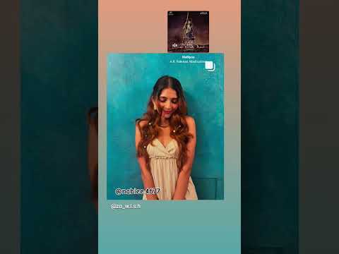 She is so cute😍😘 #cute #zo #wish #wishstar #sweet #love #mallipoo #songs #indian