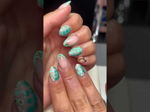 Summer nail inspo🍏✨ #summernails #transition #nailart #nailtutorial #shorts #nails